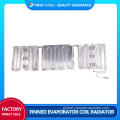 Customizable Refrigerator Spare Parts Finned evaporator coil radiator Factory